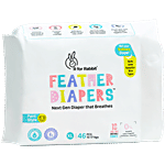 R for Rabbit Feather Pant Style Diapers - XL, 12-17 Kg 46 pcs