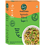 The Naturik Co. Sprouts Meal Super 3 - Moong, Moth, Lobia 120 g