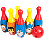 IToys Doraemon Bowling Set PVC - 3+ Years 7 pcs