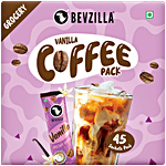 Bevzilla Vanilla Flavoured Instant Coffee Sachets 90 g (45 Sachets x 2 g each)