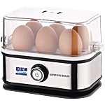 kent Super Egg Boiler - 3 Boiling Modes, Stainless Steel Body & Heating Plate, Automatic Turn Off, Silver 1 pc