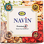 Cycle Navin Premium 4 Havan Cup Sambrani - With Holder 12 pcs