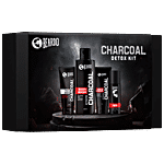 Beardo Charcoal Detox Grooming Kit For Men 1 pc Pack of 4