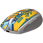 Portronics Toad III Plus Rechargeable Bluetooth Mouse - Bluetooth & 2.4 GHz Wireless Connectivity, White 1 pc