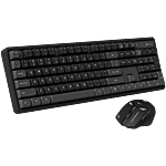 Portronics Key9 Combo Wireless Keyboard & Mouse Set - Black 1 pc