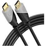 Portronics Konnect Sync 4K 60Hz HDMI To HDMI Cable - 3 m, Black 1 pc