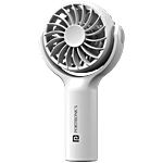 Portronics Toofan Mini Portable Rechargeable Fan - 3 Speed Modes, White 1 pc