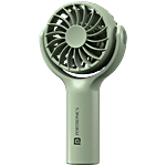 Portronics Toofan Mini Portable Rechargeable Fan - 3 Speed Modes, Green 1 pc