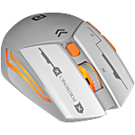 Portronics Vader Max Wireless Rechargeable Mouse - Bluetooth 5.3 & 2.4 GHz Dual Mode, Grey 1 pc