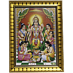 Svasti Shri Satyanarayan Deity Framed Photo 1 pc