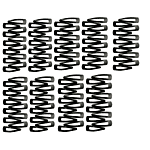 Pearlfiesta Premium Black Medium Tic Tac Hair Clips For Women, Girls & Kids - Stylish Daily Use Hair Accessories 108 pcs (9 Cards x 12 Clips each)