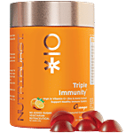 Nutriburst Orange Flavoured Triple Immunity Gummies 30 pcs