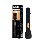 Duracell LED Torch Light, Super Bright, 12000 LUX - 3 AA Batteries Free, Black 1 pc
