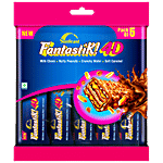 Sunfeast Fantastik! 4D Milk Choco & Nutty Wafer Bars 75 g (5 N x 15 g each)