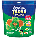 Candyman Tadka Green Mango & Imli Masala Flavoured Lollipops 88 g (8 N x 11 g each)