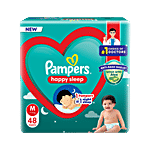Pampers  Happy Sleep Pant Style Baby Diapers - Medium, 7-12 Kg 48 pcs
