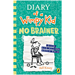 Puffin Diary Of A Wimpy Kid: No Brainer, Book 18, Hard Bound By Jeff Kinney 1 pc
