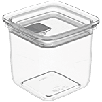 All Time Krisper Modular Airtight Storage Container - Silicone Gasket Lid, Transparent 450 ml