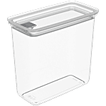 All Time Krisper Modular Airtight Storage Container - Silicone Gasket Lid, Transparent 2.1 L