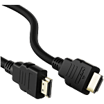 Ambrane AHDMS-30 Black 3 m High Speed HDMI Cable - Supports 3D, 4K, ARC & CEC 1 Unit