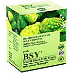 BSY Noni Hair Colour Shampoo - Black 200 ml (10 x 20 ml Sachets)