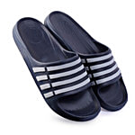 Action Hyperlite EVA Slides For Men - Ultralightweight Comfort, Premium, All Season, Axel, Navy 1 Pair (UK/IND 7)