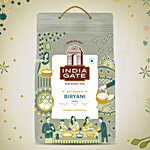 India Gate Biryani Gold Standard Basmati Rice - Perfectly Aged, Fluffy, Long-Grain 5 kg