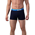 UnderJeans by Spykar Dark Blue Trunks 1 pc (Size - L)