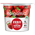 Epigamia  No Added Sugar Strawberry Yogurt 85 g