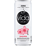 Vida Zero Calorie Sakura Sparkling Flavoured Drink 325 ml