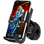 Zebronics BMH110 Bike Mobile Holder - 360° Rotatable, Black 1 Unit