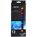 Brustro Artist's Watercolour Paint 144 ml (12 Tubes x 12 ml each)