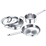 Prestige Tri-Ply Stainless Steel Cookware Set 3 pcs 