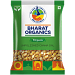 Bharat Organics Unpolished Organic Chana Dal 500 g