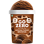 Go Zero Mocha Fudge Brownie Guilt Free Ice Cream 500 ml Tub
