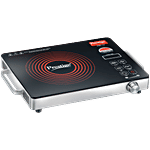 Prestige PIRC 1.0 2200W Infrared Cooktop - Stainless Steel & Ceramic, Black 1 Unit