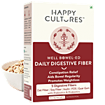 Happy Cultures Well Bowel-Ed Digestive Fibre Nutraceutical With Prebiotics & Probiotics 75 g (15 Sachets x 5 g)
