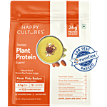 Happy Cultures Kesar Pista Badam Plant Protein Powder With Natural Pea & Brown Rice 505 g