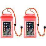 Se7en Waterproof Touch Sensitive Mobile Rain Pouch - Assorted Colour 2 pcs