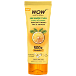 Wow Skin Science Japanese Yuzu + Vitamin C With 5 Ceramides Brightening Face Wash 500x Vitamin C For All Skin Types 100 ml