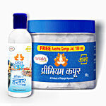 Patanjali Aastha Premium Camphor 100 g (Free Aastha Ganga Jal)