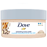 Dove Body wash Crushed Macadamia & Rice Milk Exfoliating Body Polish 100 g
