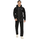 Zeel Men Polyester Rainsuit - Black 1 pc (XL)