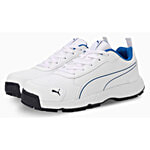 Puma Men's Classic Cat White & Navy Cricket Shoes 1 Pair (UK/IND-6)