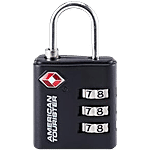 American Tourister 3 Dial TSA Combination Lock - Black 1 pc