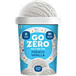 Go Zero French Vanilla Guilt Free Ice Cream 500 ml Tub