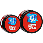 Set Wet Glaze Hair Wax For Men (60 g + 25 g)