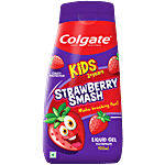 Colgate Kids Strawberry Smash Flavour Liquid Gel Toothpaste For 2+ Years 100 ml