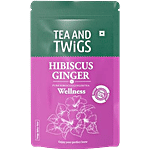 Tea And Twigs Wellness Hibiscus Ginger Tea 50 g (25 Bags x 2 g each)