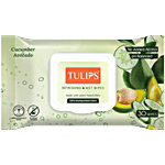 Tulips Cucumber & Avocado Refreshing Wet Wipes 30 pcs